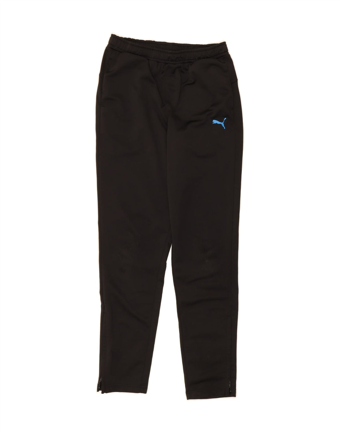 PUMA Boys Tracksuit Trousers 13-14 Years Black Polyester Vintage Puma and Second-Hand Puma from Messina Hembry 
