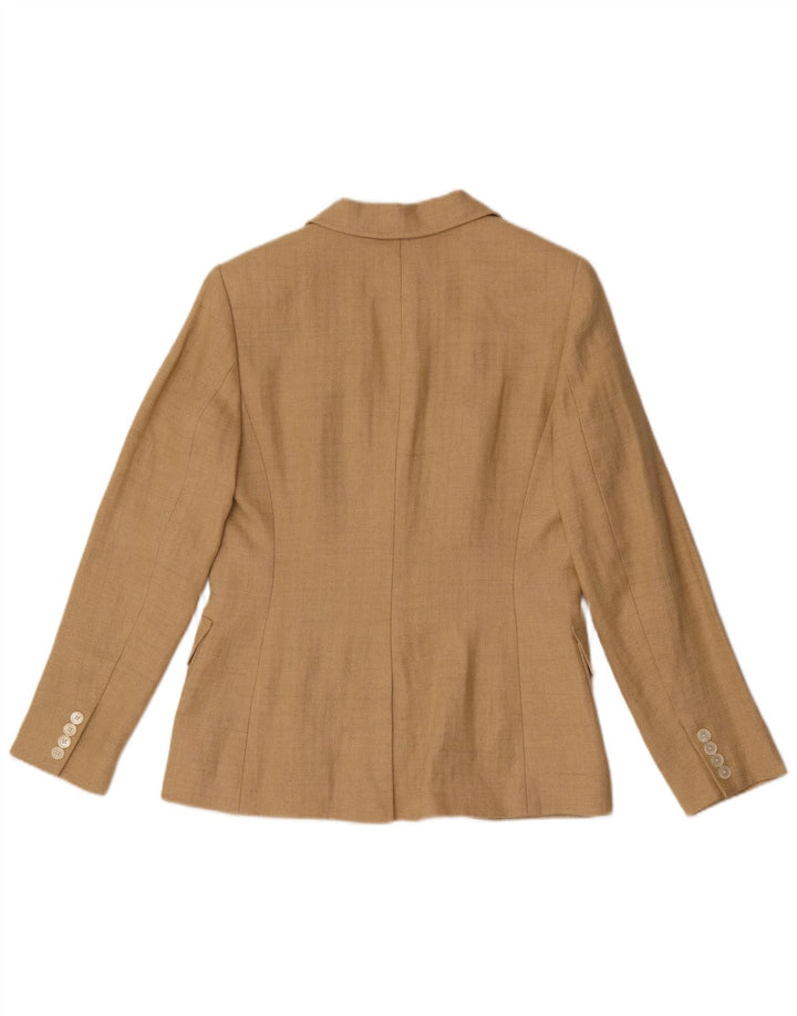 Jachetă pentru femei Ralph Lauren cu 2 nasturi US 8 Medium Bej Herringbone