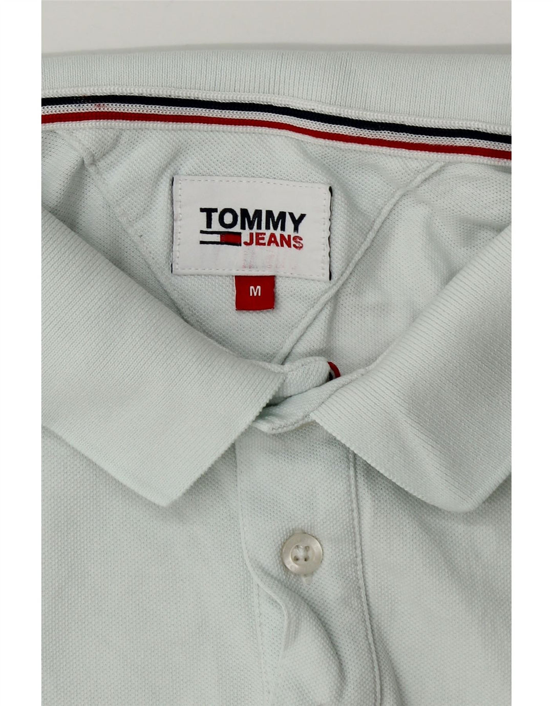 Tricou polo TOMMY HILFIGER pentru bărbați, bumbac albastru mediu