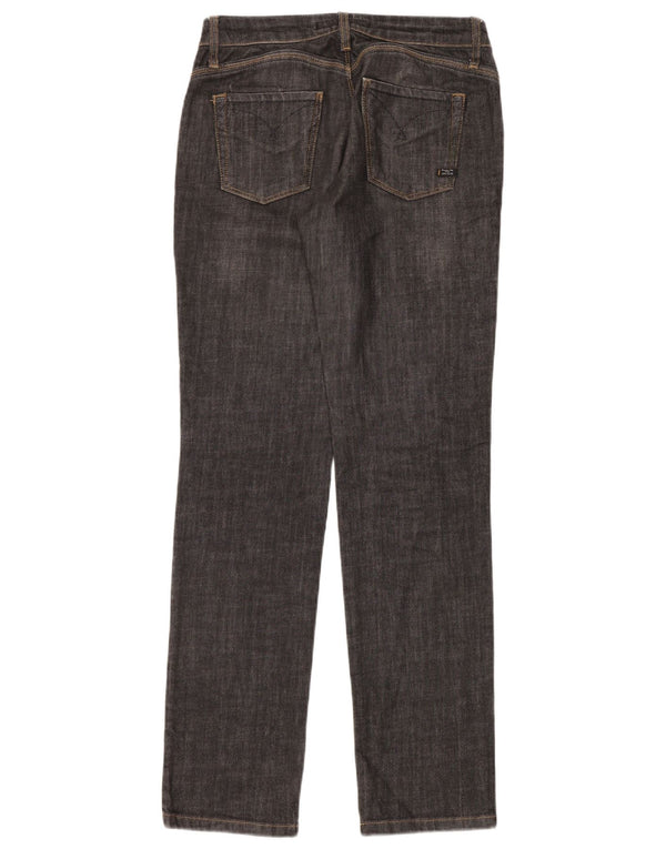 Blugi drepti Massimo Dutti pentru femei W31 L34 Bumbac bleumarin