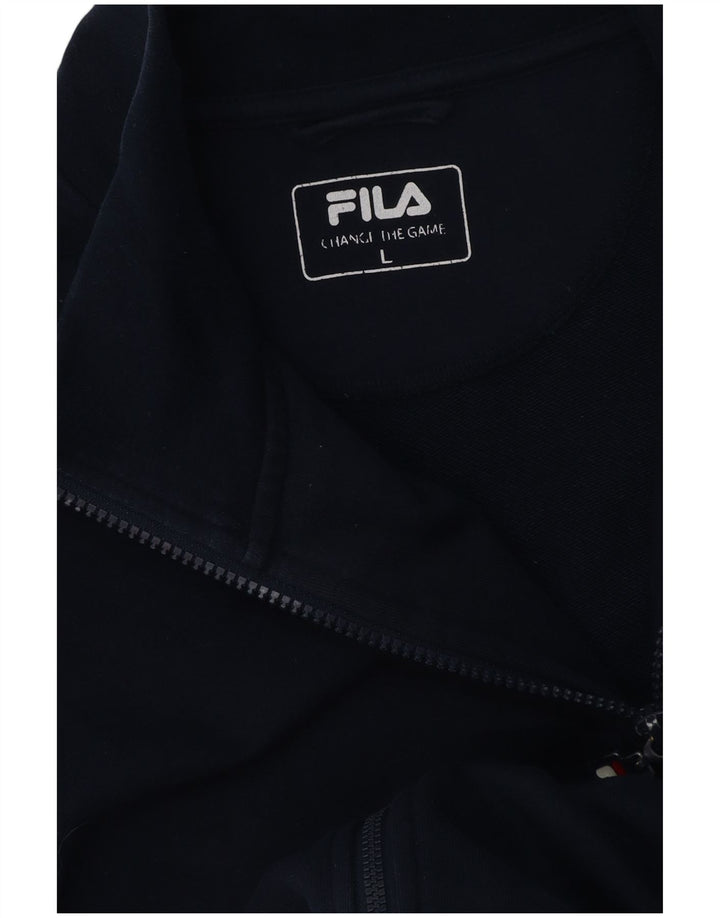 Jachetă pentru trening Fila pentru bărbați, mare, bleumarin, cu dungi