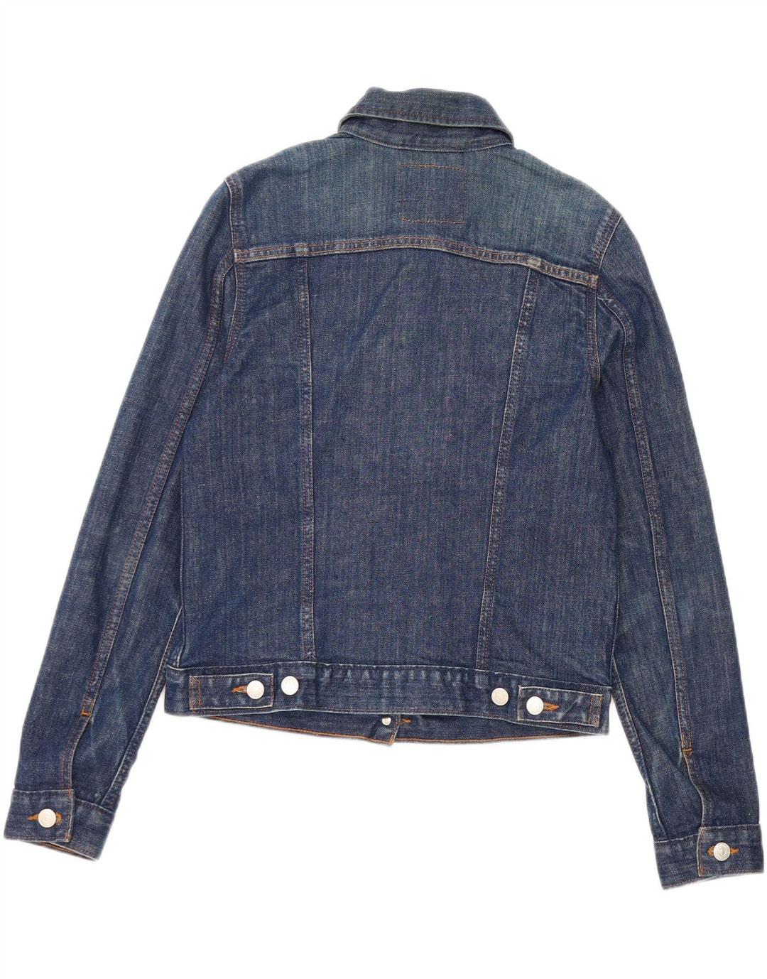 Jachetă Levi's Crop Denim pentru femei UK 12 Medium Blue