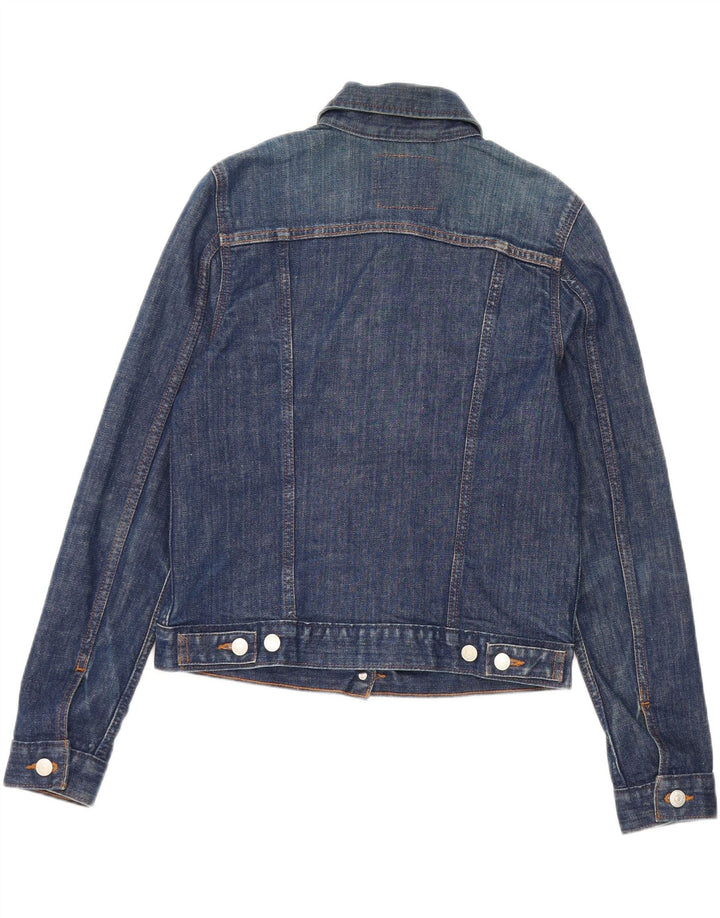 Jachetă Levi's Crop Denim pentru femei UK 12 Medium Blue
