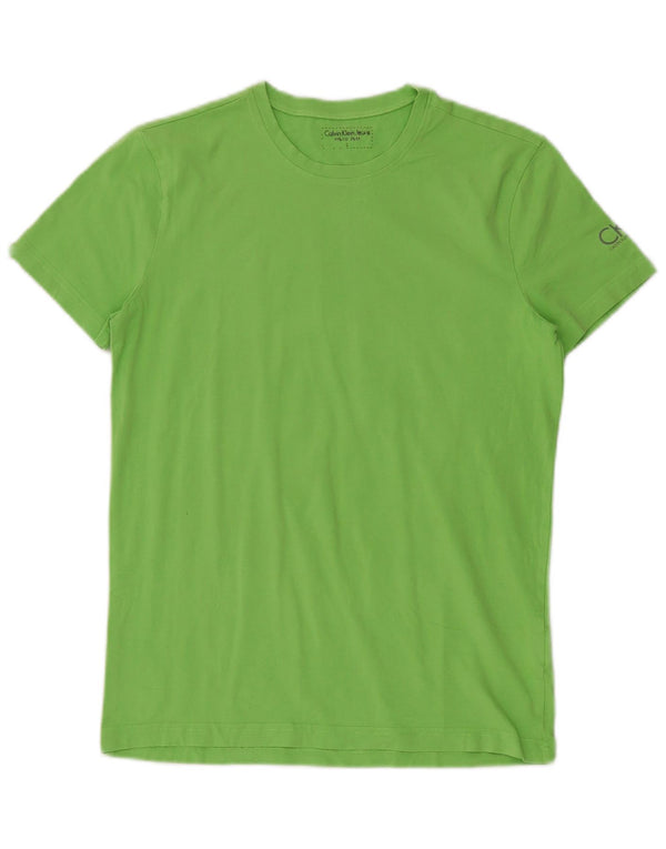 Calvin Klein Jeans Tricou pentru femei Top UK 14 Large Green Bumbac
