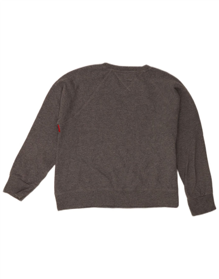 Pulover pentru damă Tommy Hilfiger Pulover UK 16 mare, gri, bloc de culoare