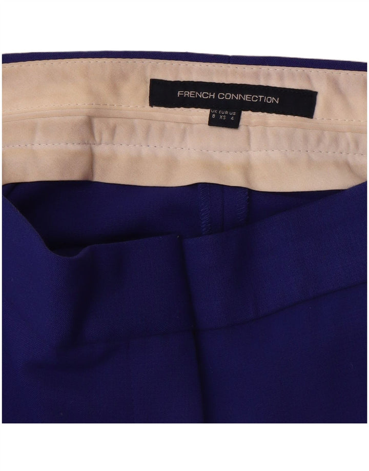 French Connection Pantaloni de costum subțiri pentru femei UK 8 Small W28 L28 Blue