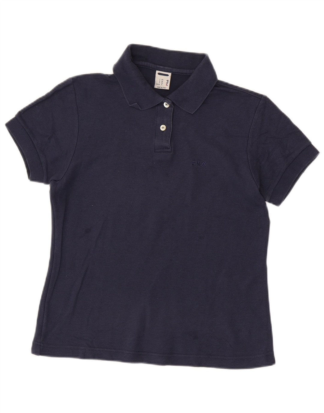 Tricou polo FILA pentru femei IT 42 Medium Bluemarin Bumbac