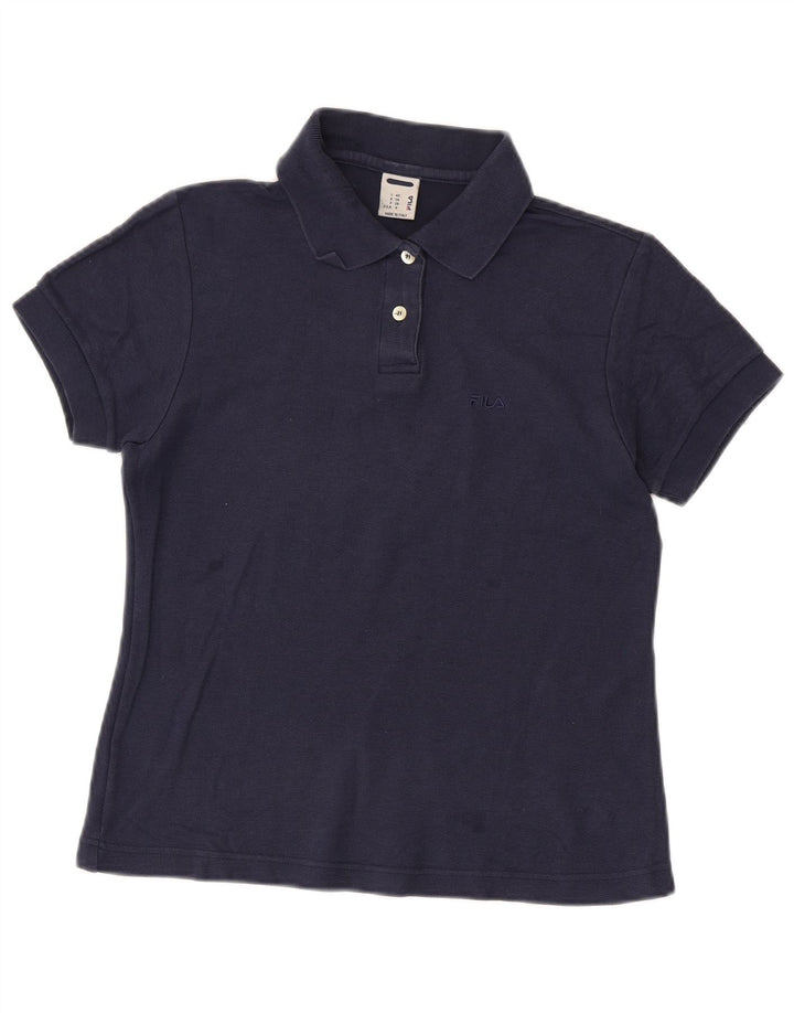 Tricou polo FILA pentru femei IT 42 Medium Bluemarin Bumbac