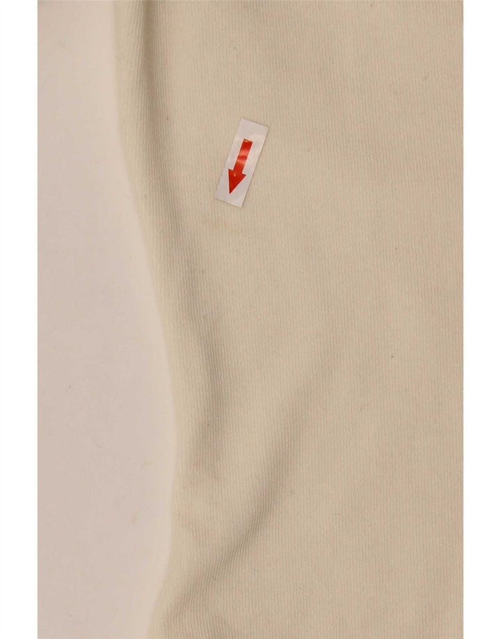 Body cu mânecă lungă pentru femei Zara UK 12 Medium Off White