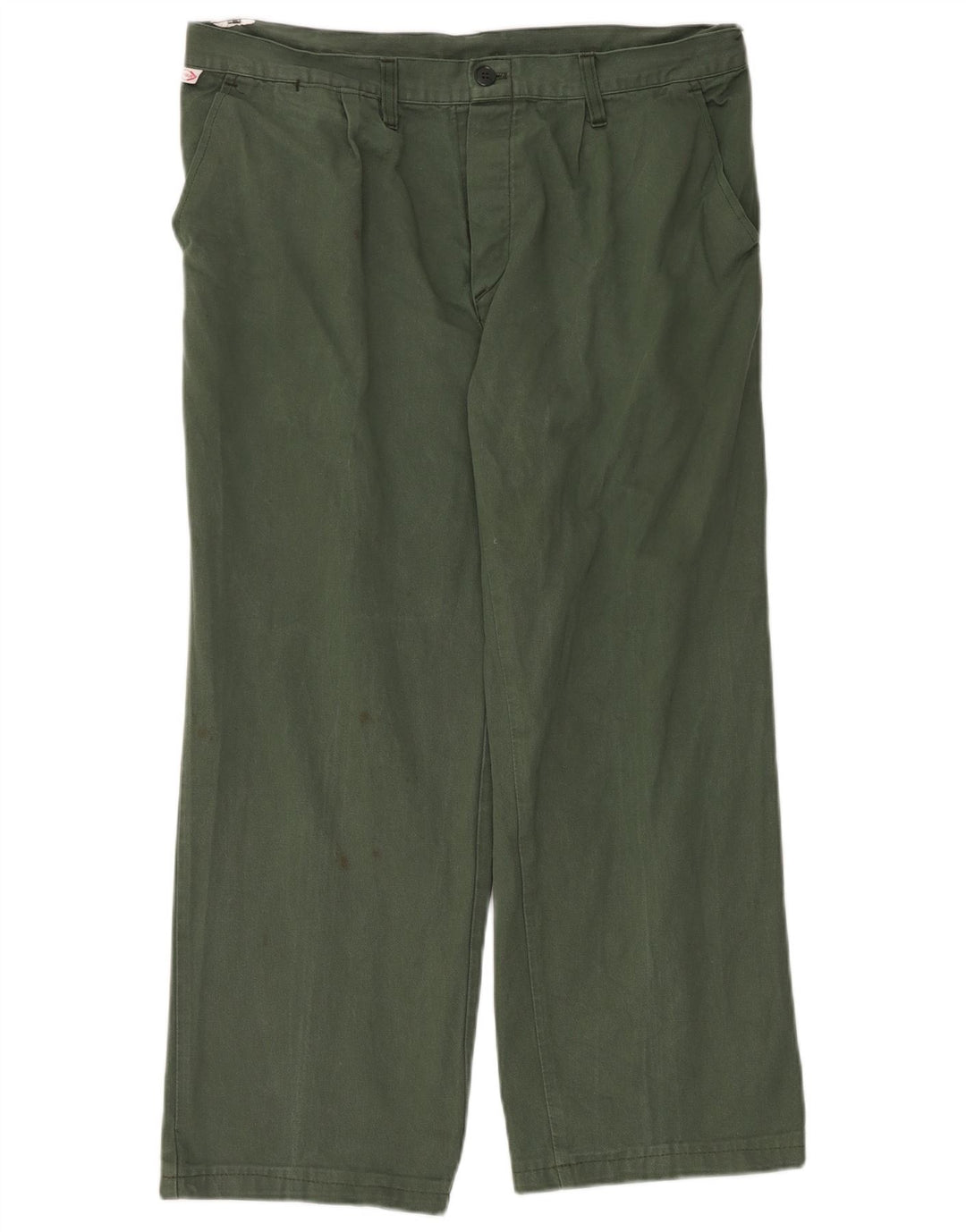 Pantaloni chino drepți pentru bărbați VINTAGE L38 L30 verde
