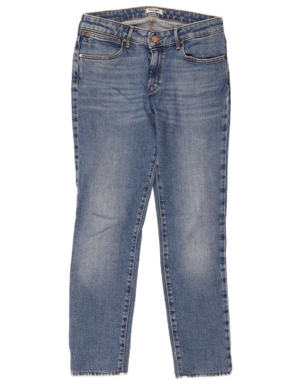 Blugi skinny Wrangler pentru femei W28 L27 bumbac albastru
