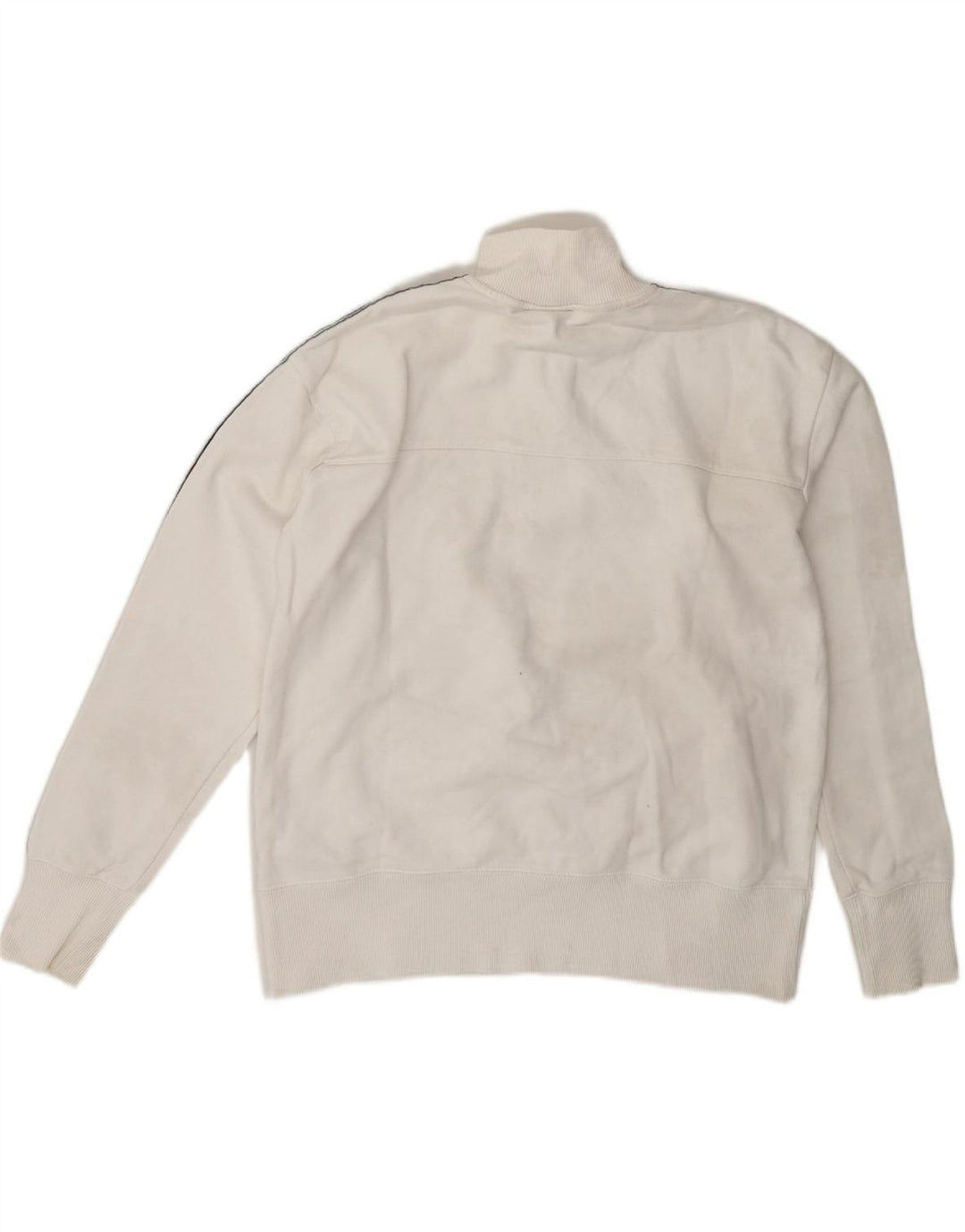 CHAMPION Womens Oversized Graphic Sweatshirt Jumper UK 6 XS White