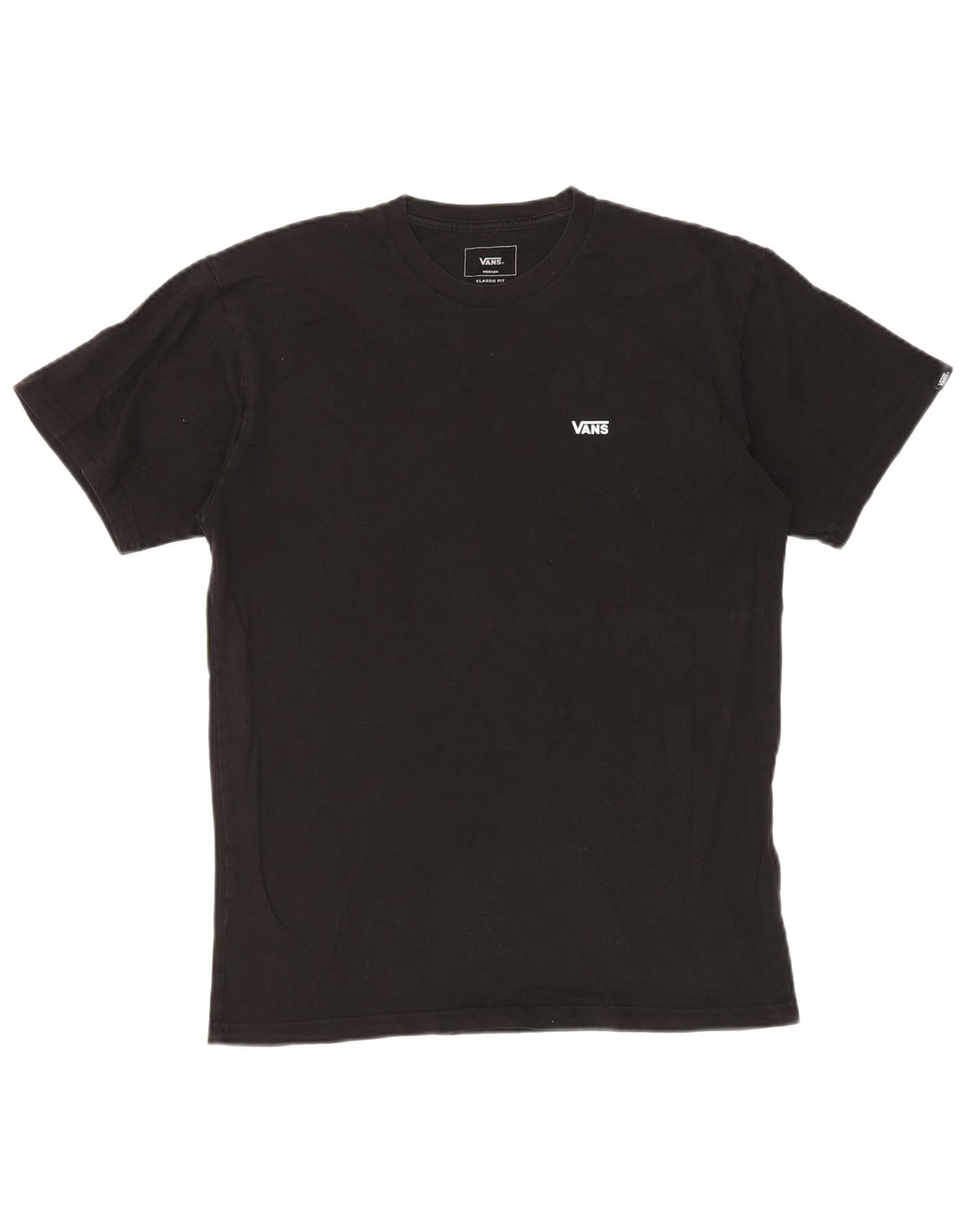 Tricou VANS Classic Fit pentru bărbați Top mediu din bumbac negru