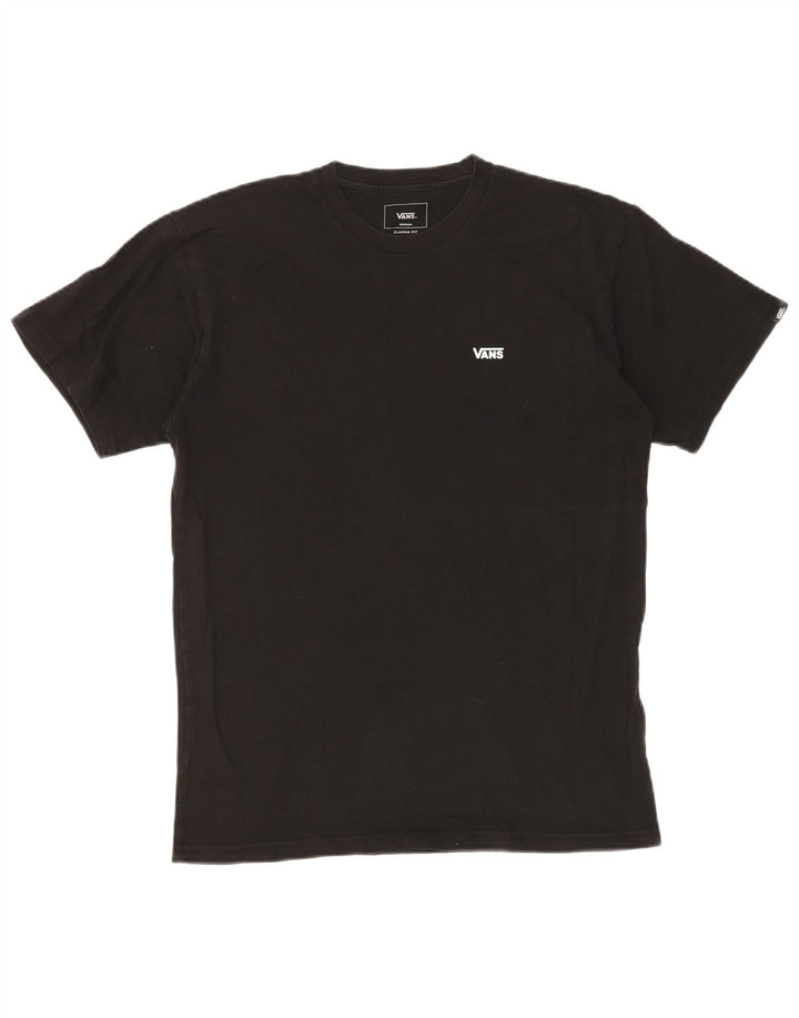Tricou VANS Classic Fit pentru bărbați Top mediu din bumbac negru