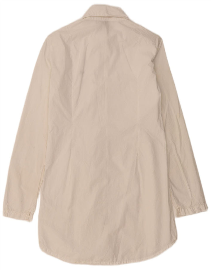 Sun68 Rochie cămașă pentru femei UK 10 Small White