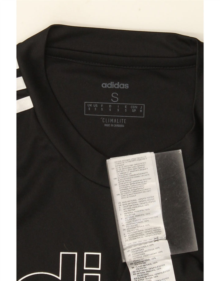 Tricou Adidas Climalite Graphic Top Mic Negru Poliester
