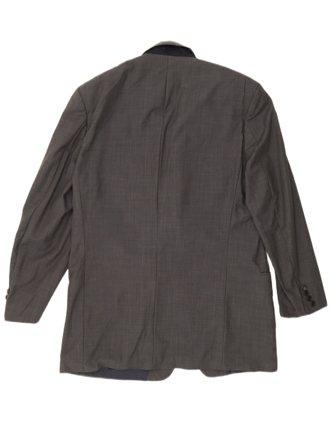 Sacou Hugo Boss pentru bărbați cu 2 nasturi, UK 42 XL, lână virgină gri