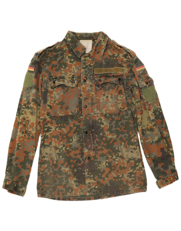 Cămașă militară vintage pentru bărbați, bumbac, camuflaj, kaki