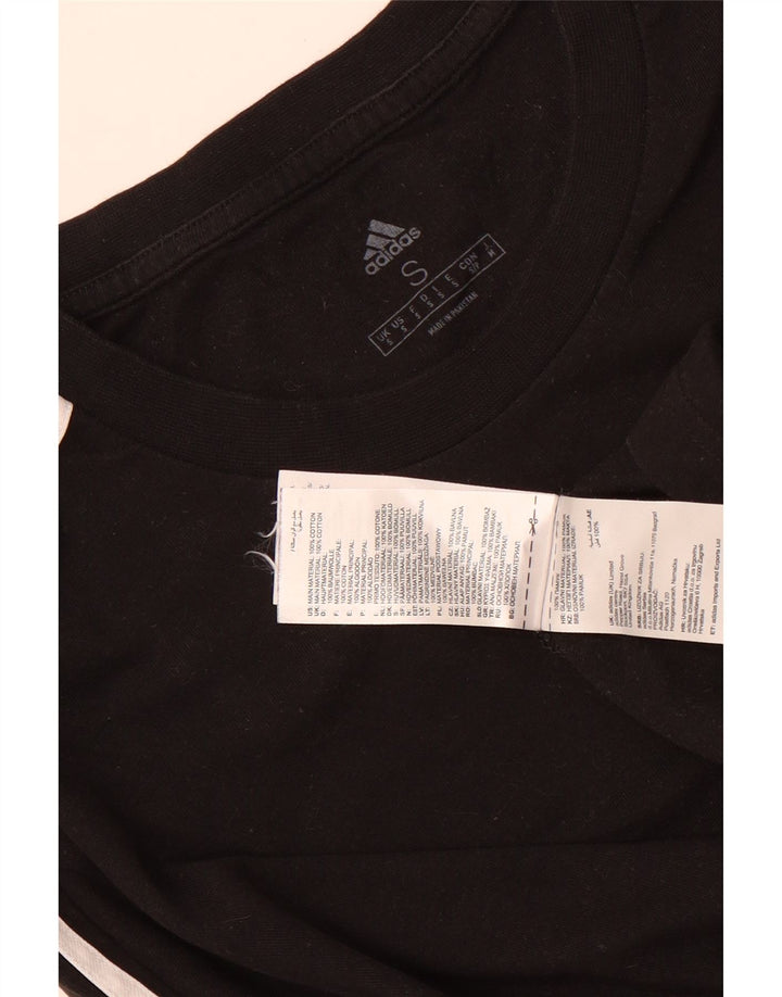Tricou pentru bărbați Adidas Top mic, negru, bumbac