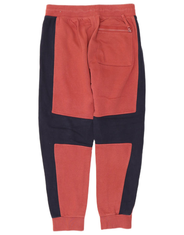 Pantaloni de trening Nike pentru femei Pantaloni de jogging UK 14 Medium Red Colorblock Bumbac