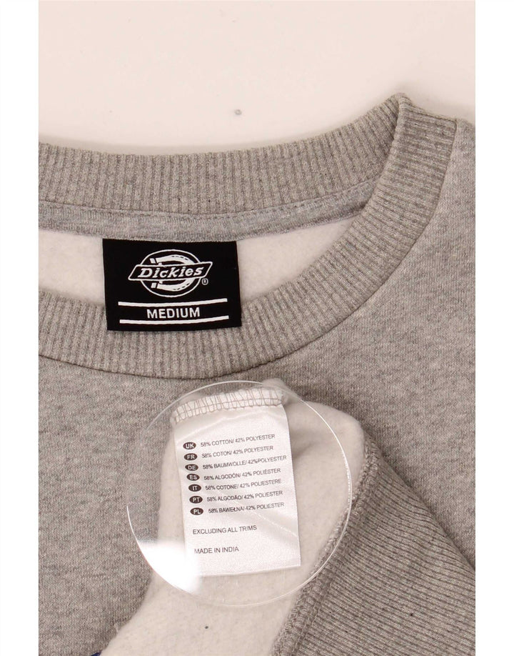 Pulover grafic pentru bărbați Dickies, bumbac cu pete, gri mediu