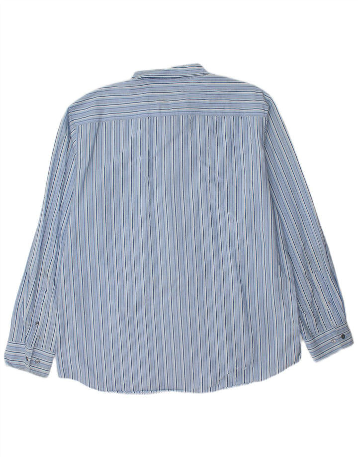 Cămașă Modern Fit CALVIN KLEIN pentru bărbați, bumbac cu dungi albastre 2XL