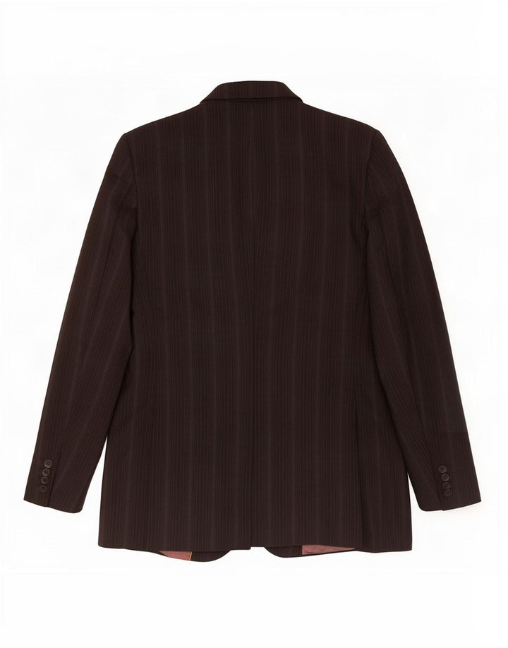 Jachetă pentru bărbați Ted Baker, cu 2 nasturi, UK 38, lână nouă cu dungi negre medii