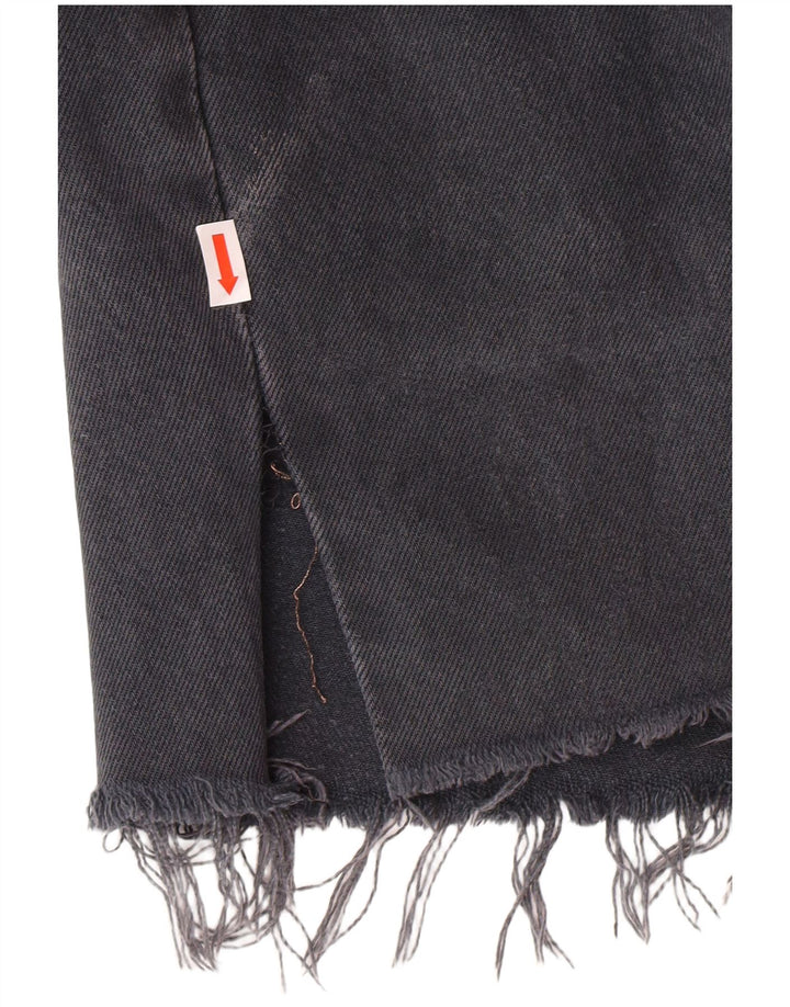 Fusta de blugi pentru femei LEVI'S W28 Gri mediu