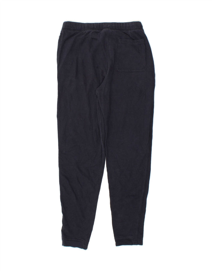 EDDIE BAUER Mens Ben Tracksuit Trousers Small  Navy Blue Cotton Vintage Eddie Bauer and Second-Hand Eddie Bauer from Messina Hembry 