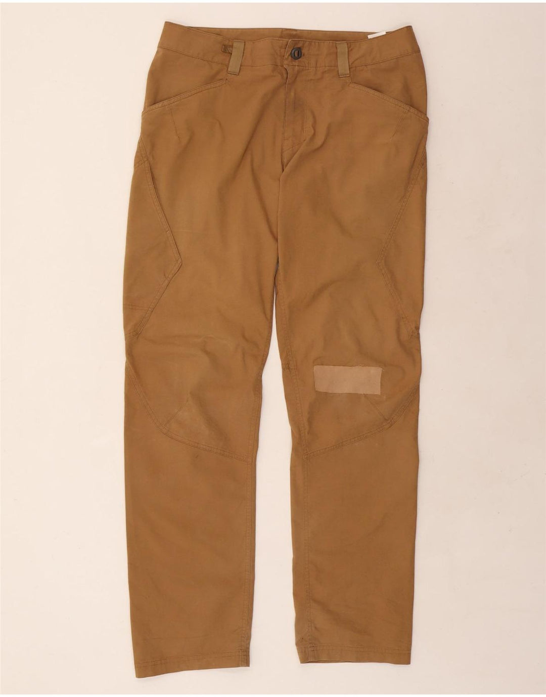 PATAGONIA Pantaloni Drepți Casual Bărbați L34 L33 Bumbac Bej