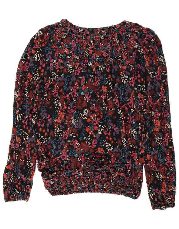 Bluză cu mânecă lungă pentru femei Fat Face UK 12 Medium Multicolor Floral