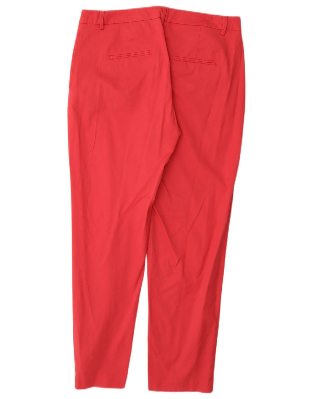 Pantaloni casual subțiri pentru femei BENETTON UK 12 Medium L30 L27 Bumbac roz