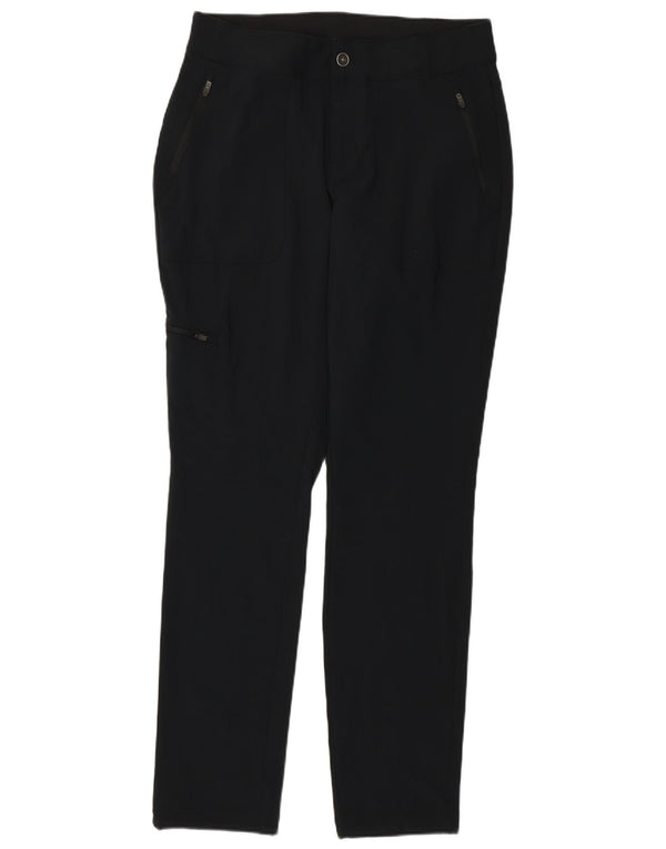 Pantaloni cargo subțiri Columbia pentru femei US 10 Large W30 L31 Poliester negru