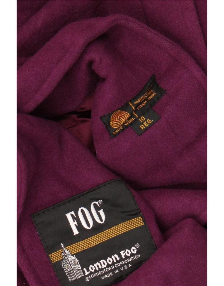 Trenci pentru femei LONDON FOG US 10 Lână violet mare