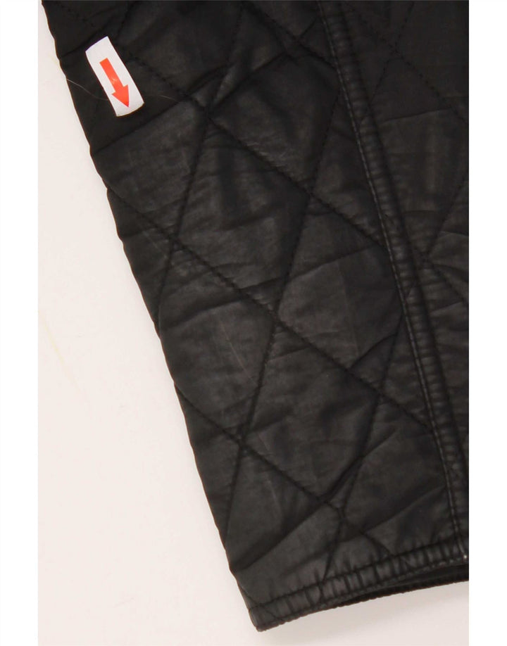 Jachetă parka matlasată cu glugă Barbour pentru femei UK 12 Medium Black