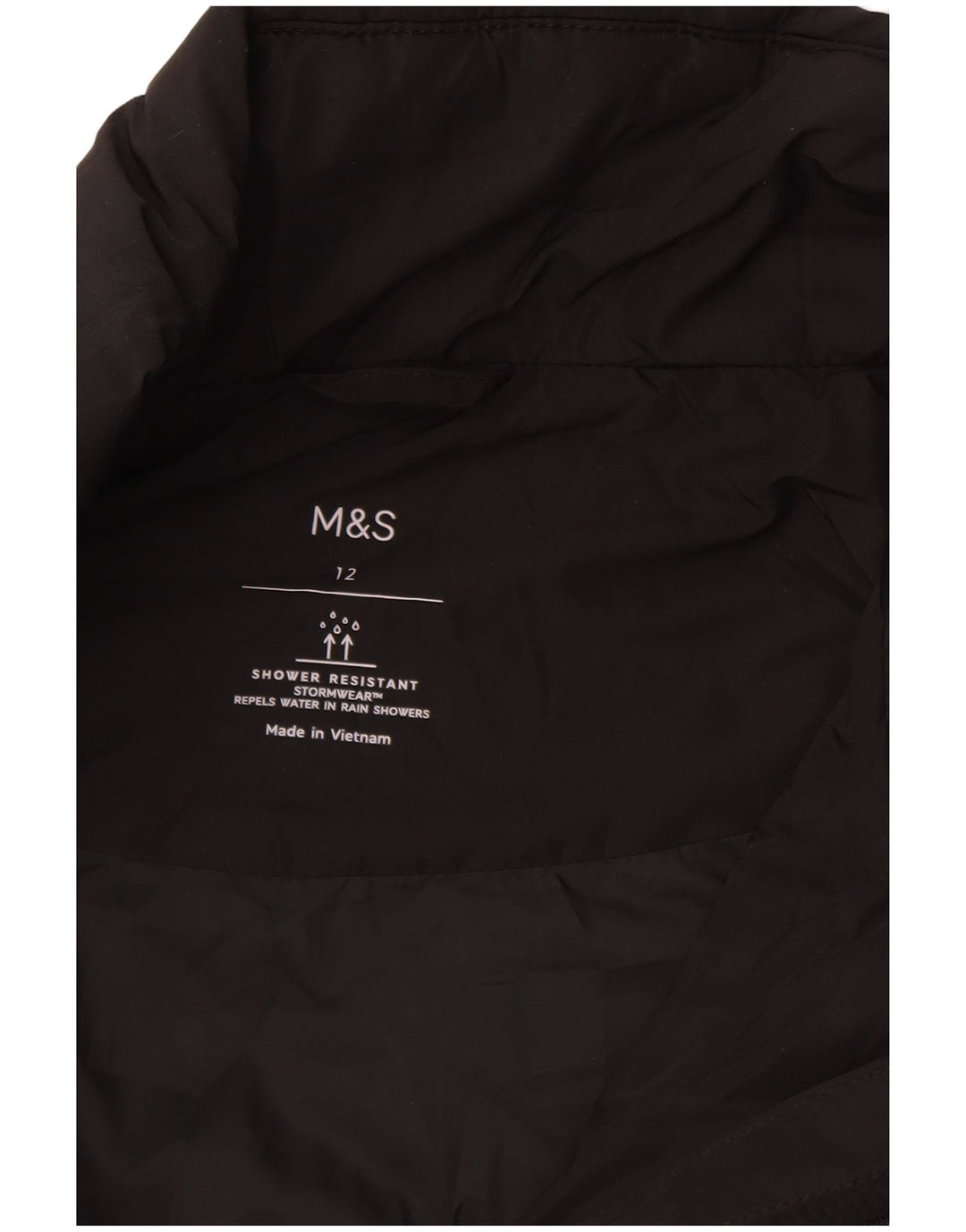 Pardesiu matlasat pentru femei Marks & Spencer UK 12 Poliester mediu negru