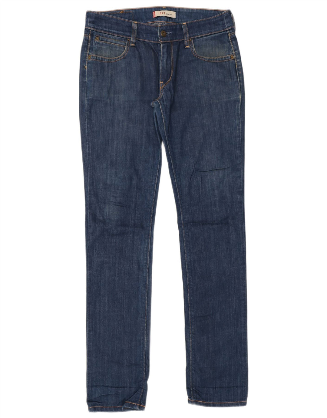 Blugi Levi's 571 Slim pentru femei W32 L34 Bumbac albastru
