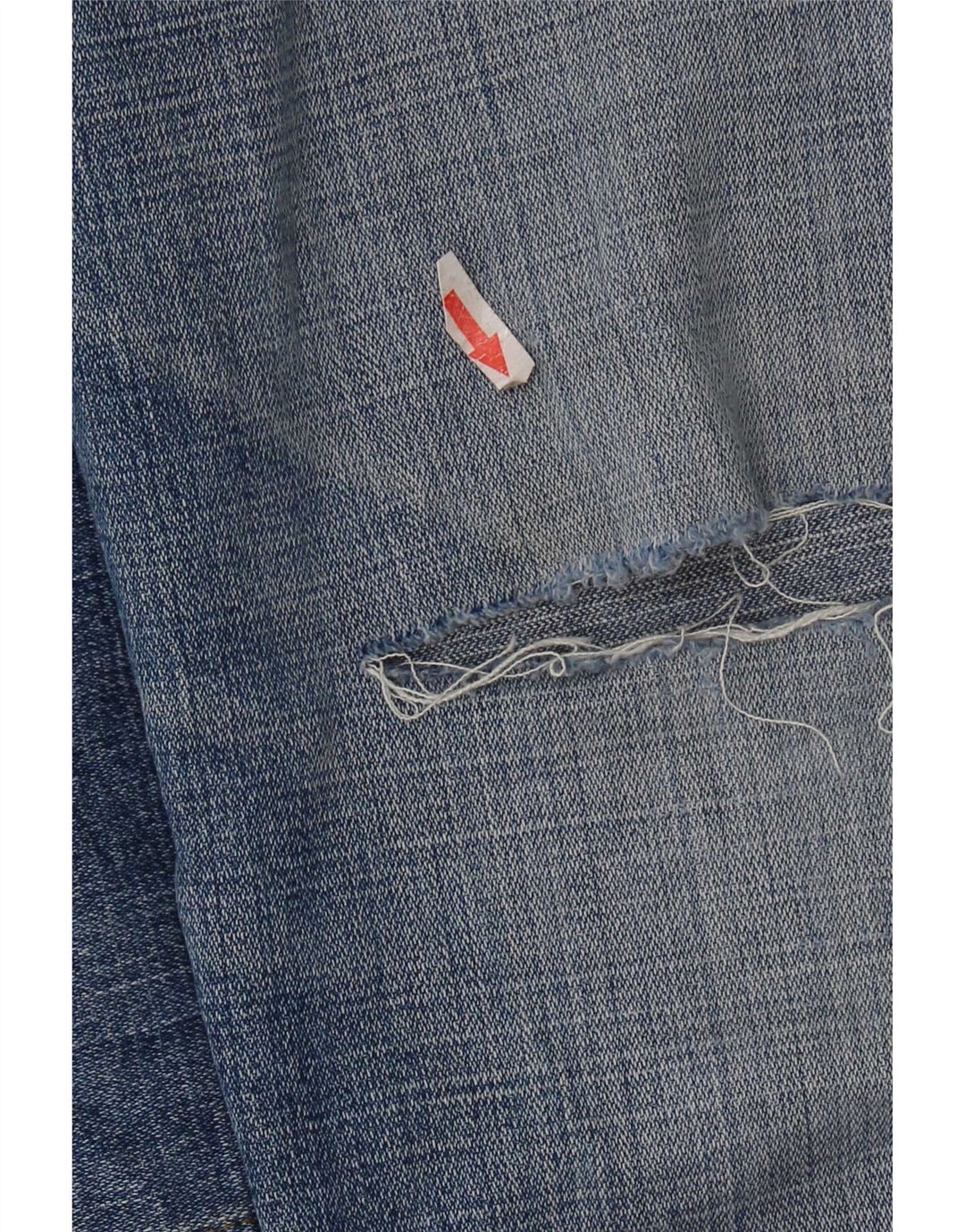 Blugi drepte pentru bărbați Wrangler Texas Distressed W40 L32 Bumbac albastru