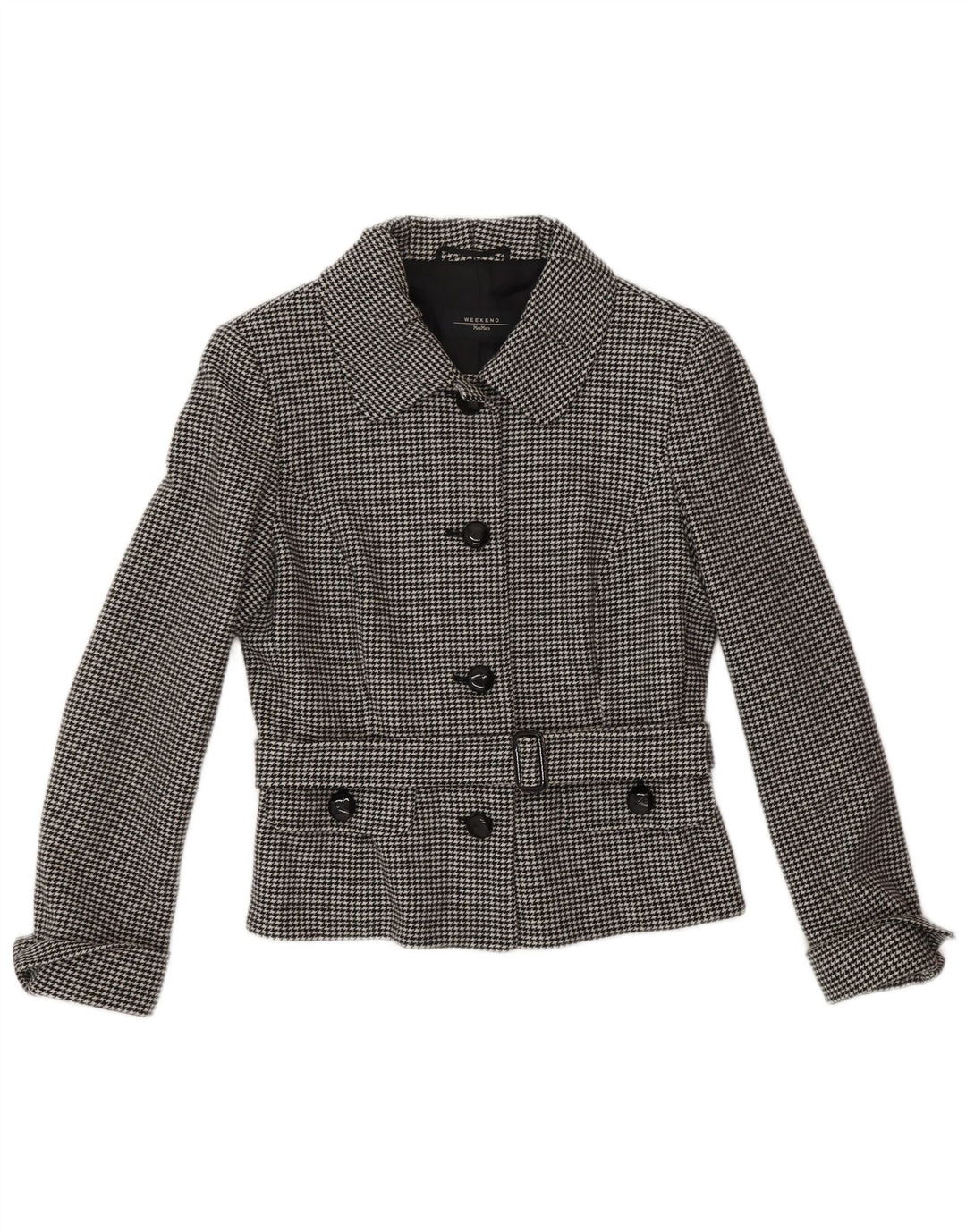 MAX MARA Set fuste 2 piese 4 nasturi pentru femei UK 10 Mic W28 Gri Clasic