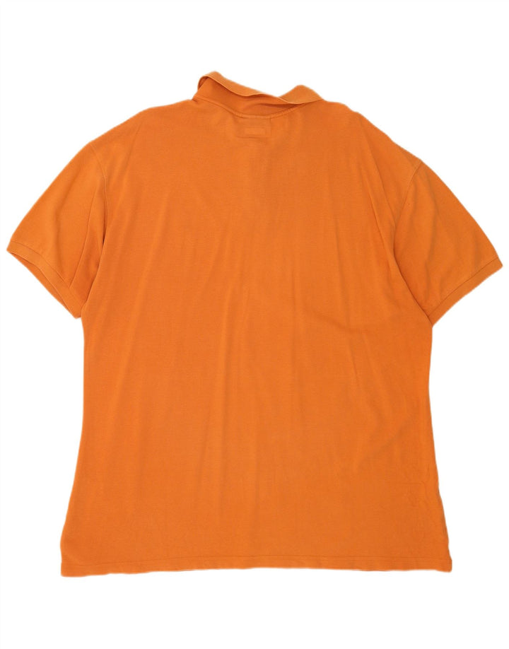 Tricou polo Marlboro Classics pentru bărbați 3XL bumbac portocaliu
