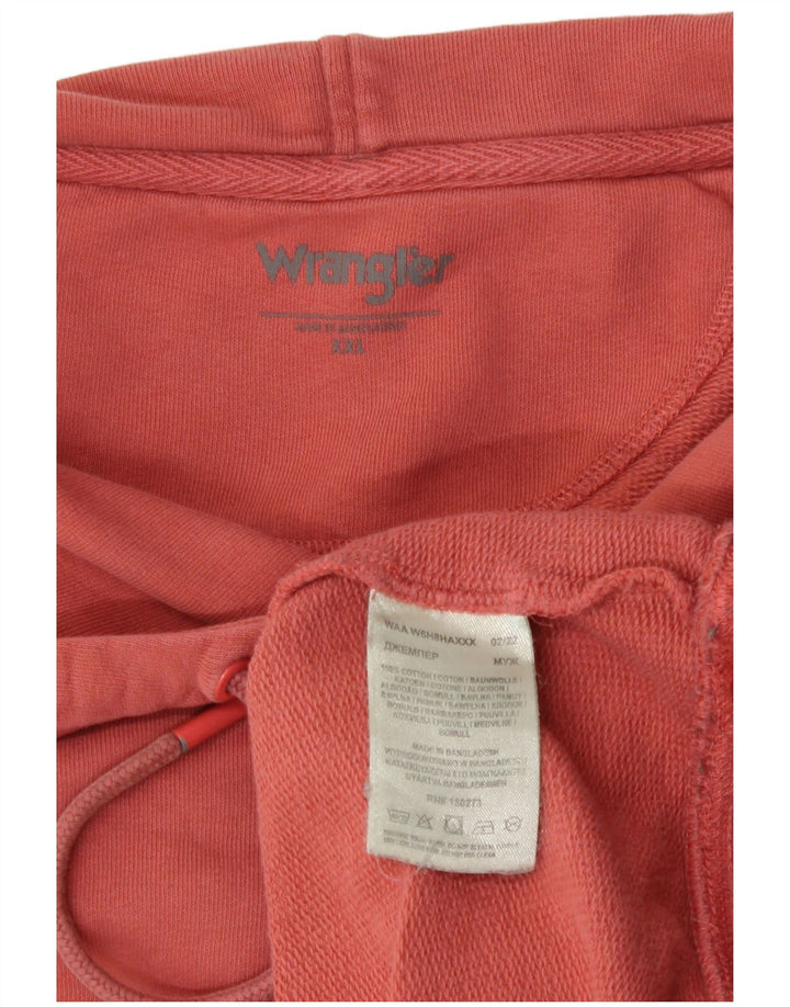 Pulover Wrangler pentru bărbați, bumbac roșu 2XL
