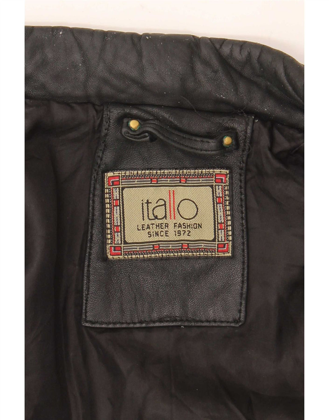 Jachetă de piele pentru bărbați Itallo UK 40 Large Black
