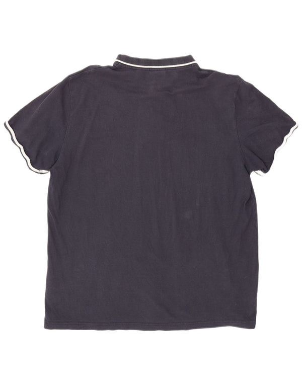 Cămașă polo obișnuită Gant pentru bărbați 3XL, bumbac bleumarin