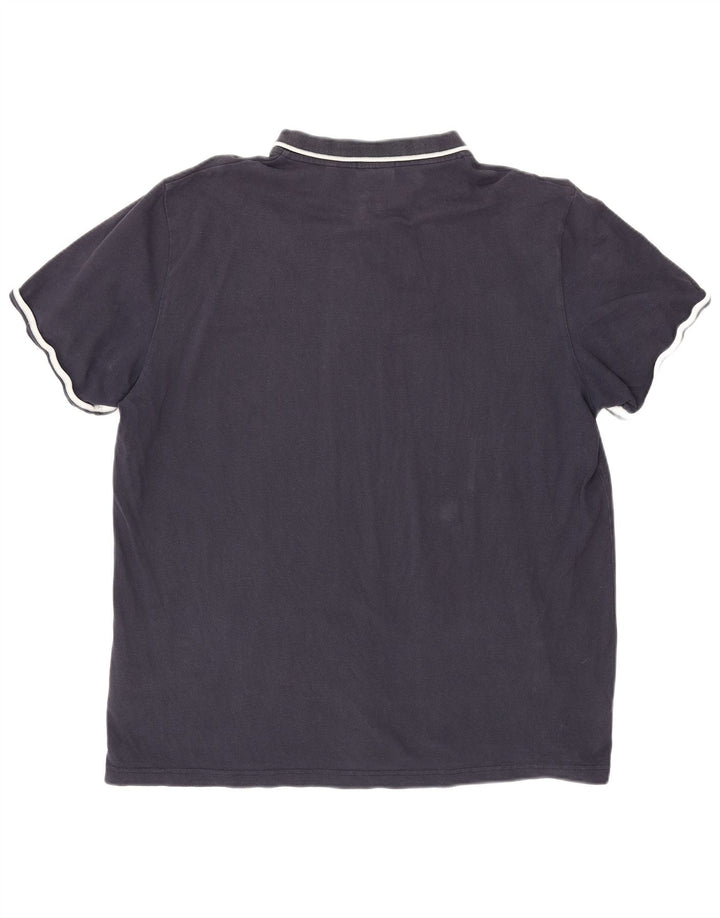 Cămașă polo obișnuită Gant pentru bărbați 3XL, bumbac bleumarin