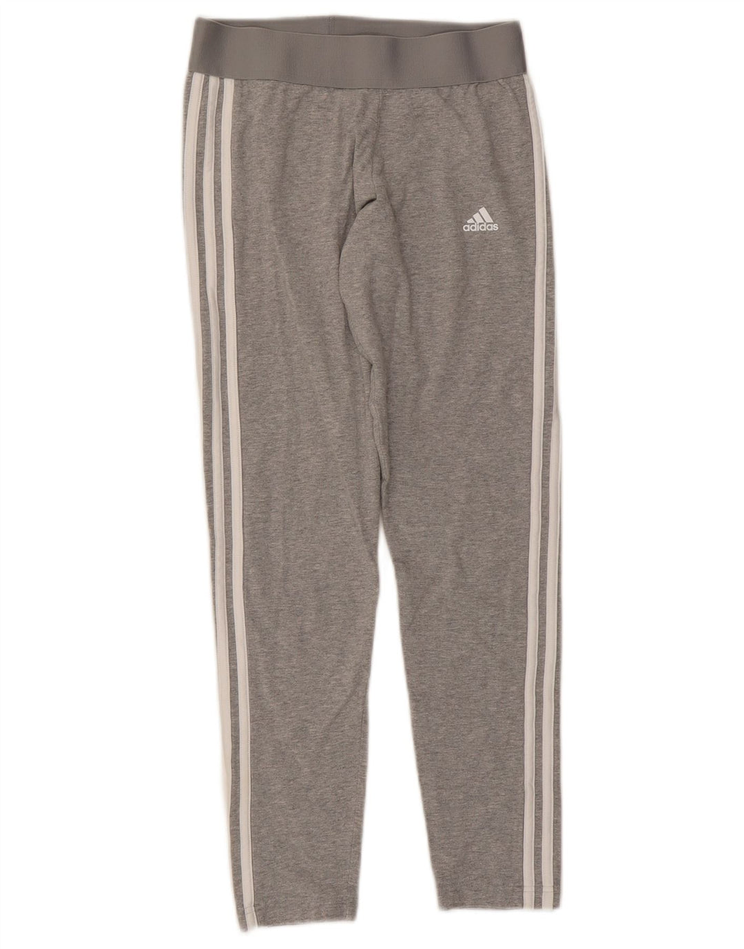 Leggings pentru femei Adidas UK 12/14 bumbac gri mediu