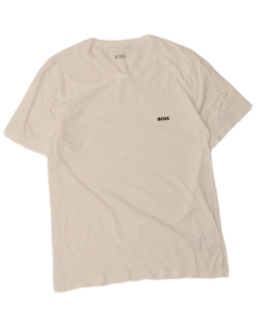 Tricou pentru bărbați Hugo Boss Top mare din bumbac alb