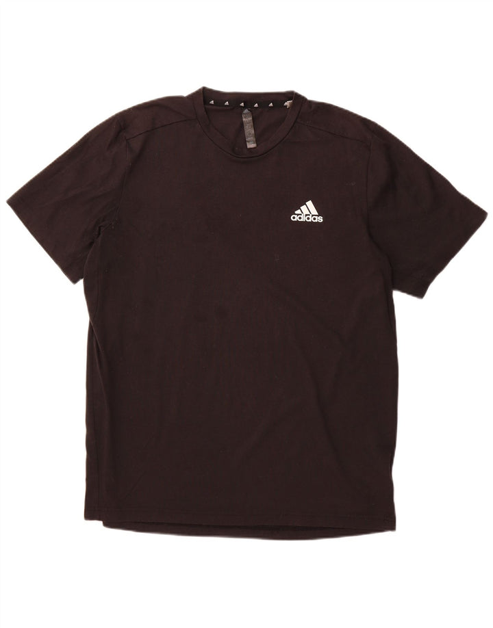 Tricou ADIDAS Aeroready pentru bărbați Top mare din poliester negru