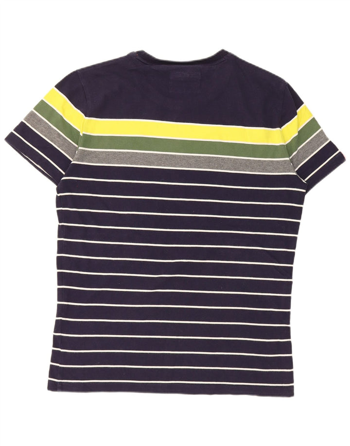 Tricou Bărbați Superdry Top Mediu Bleumarin Bumbac Colorblock