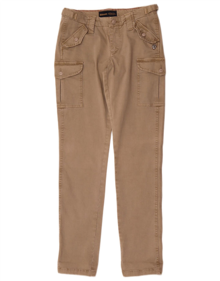 Blauer Pantaloni cargo subțiri pentru bărbați W28 L32 bumbac bej