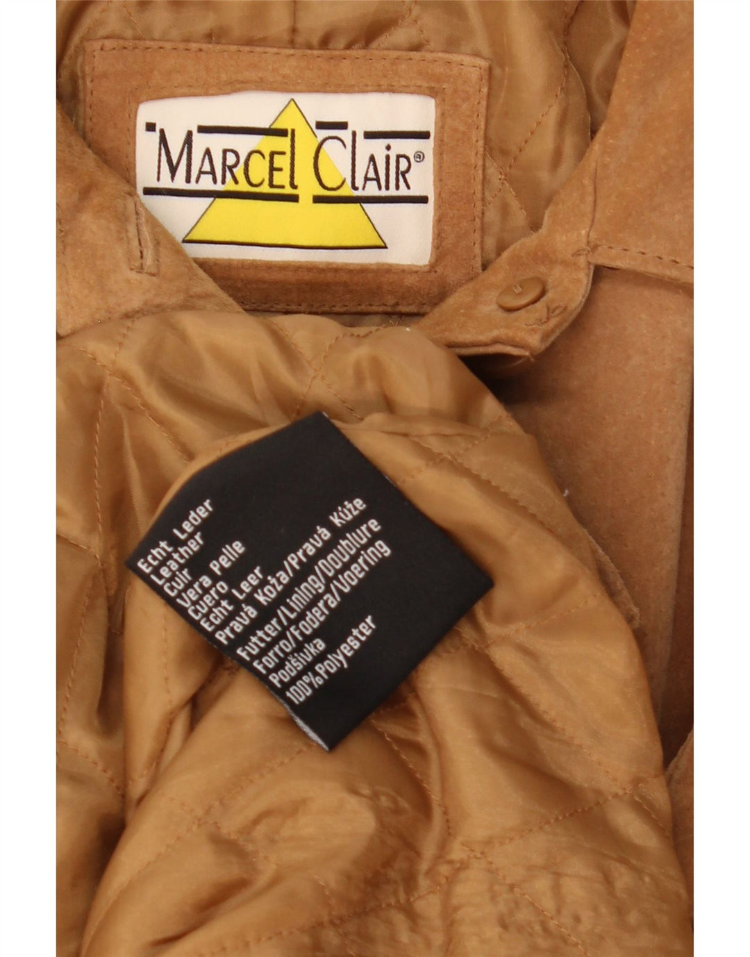 Jachetă de piele intoarsa pentru femei Marcel Clair UK 14, maro, piele mare